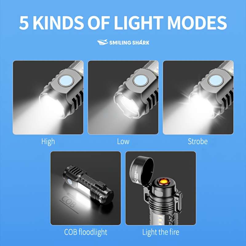 Flashlight Model Sd5414A Black