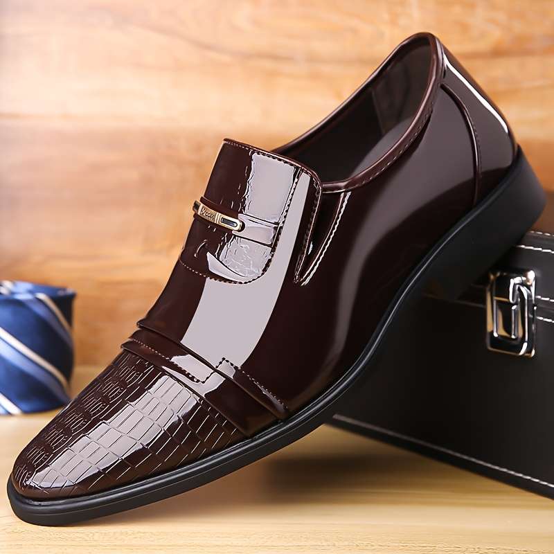 Mens Leather Shoes Color Dark Brown Sizeuk 10