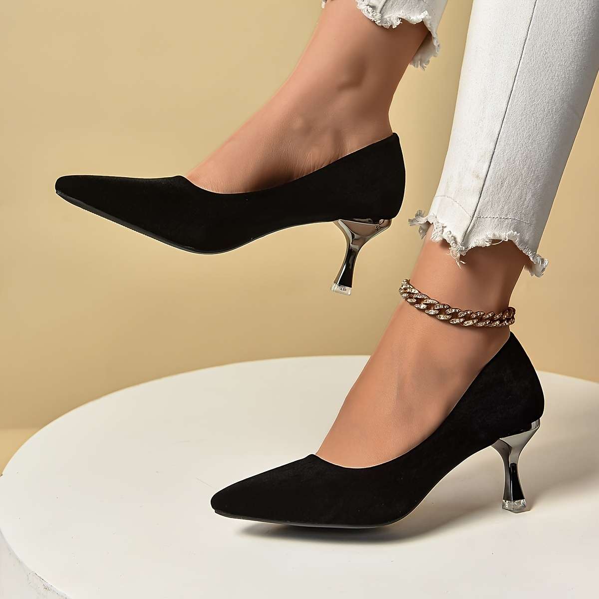 Women S High Heels Color Black Sizeuk 2.5