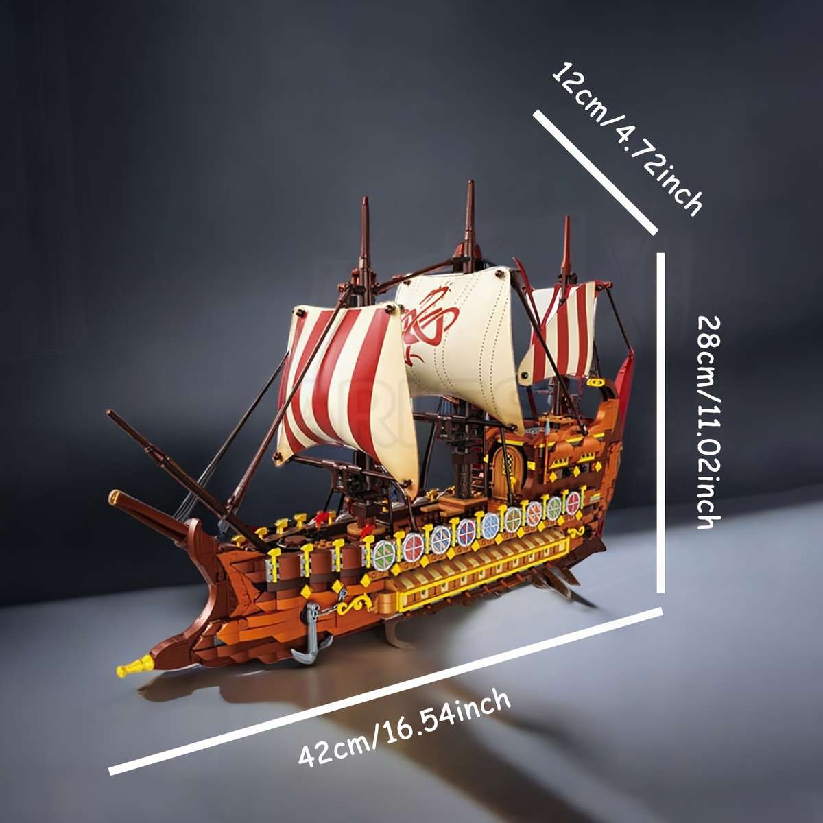 3D Jigsaw Puzzle Model Ship Composition Abs Material