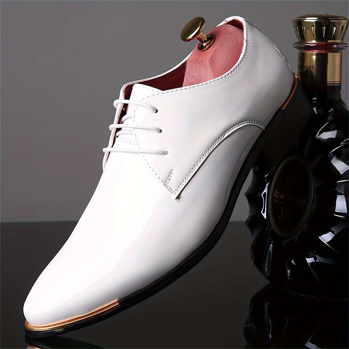Mens Leather Shoes Color White Sizeuk 7