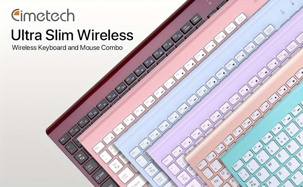 CIMETECH Wireless Keyboard And Mouse Combo