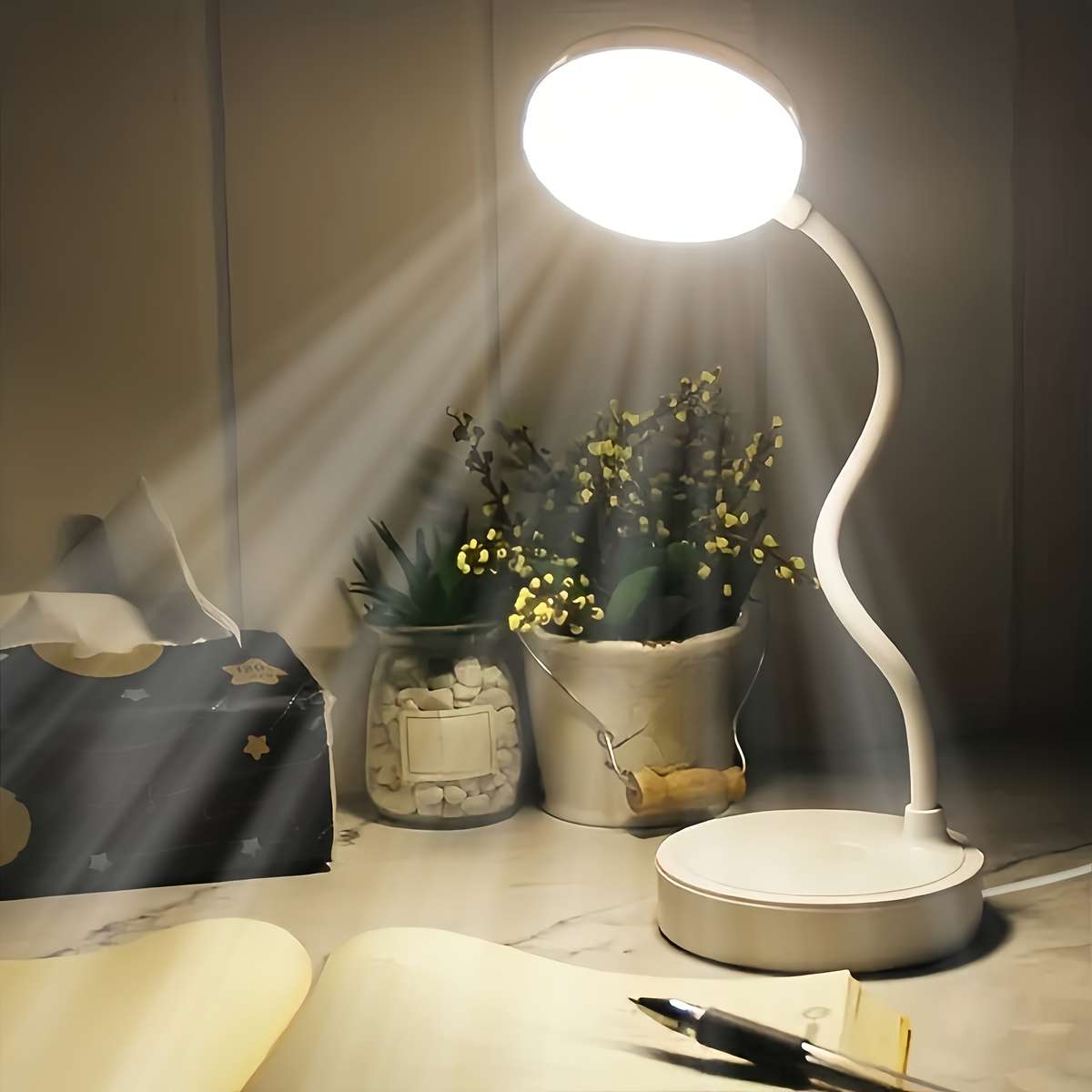 LED USB Desk Lamp Lighting Fixture Desktop