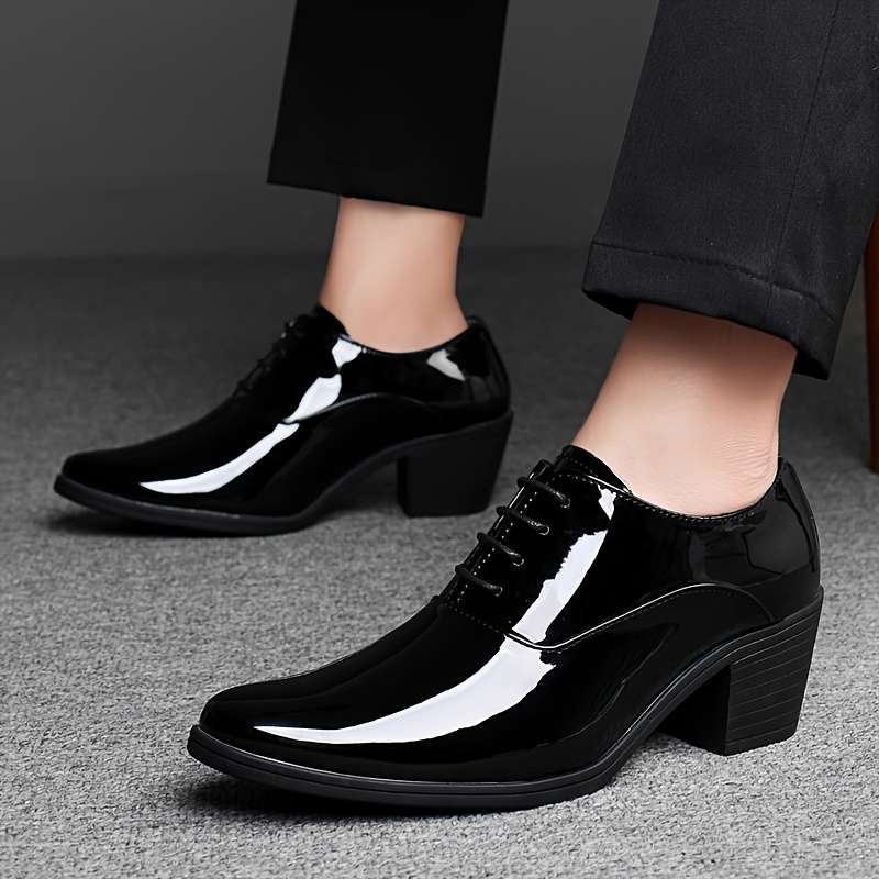 Mens Leather Shoes Color Red Sizeuk 10