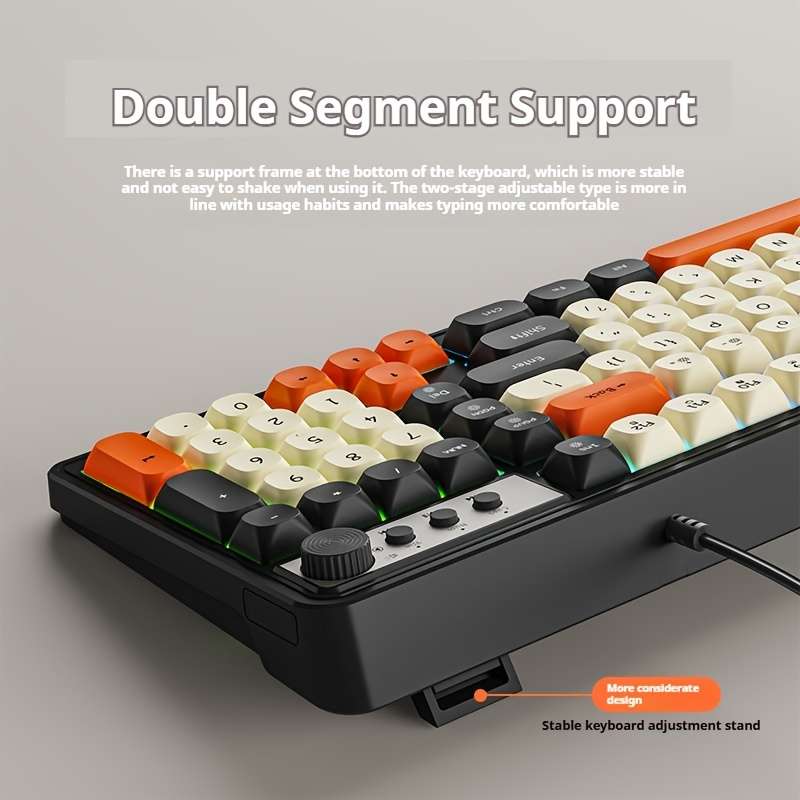 Keyboard Color White Model Mixed Light