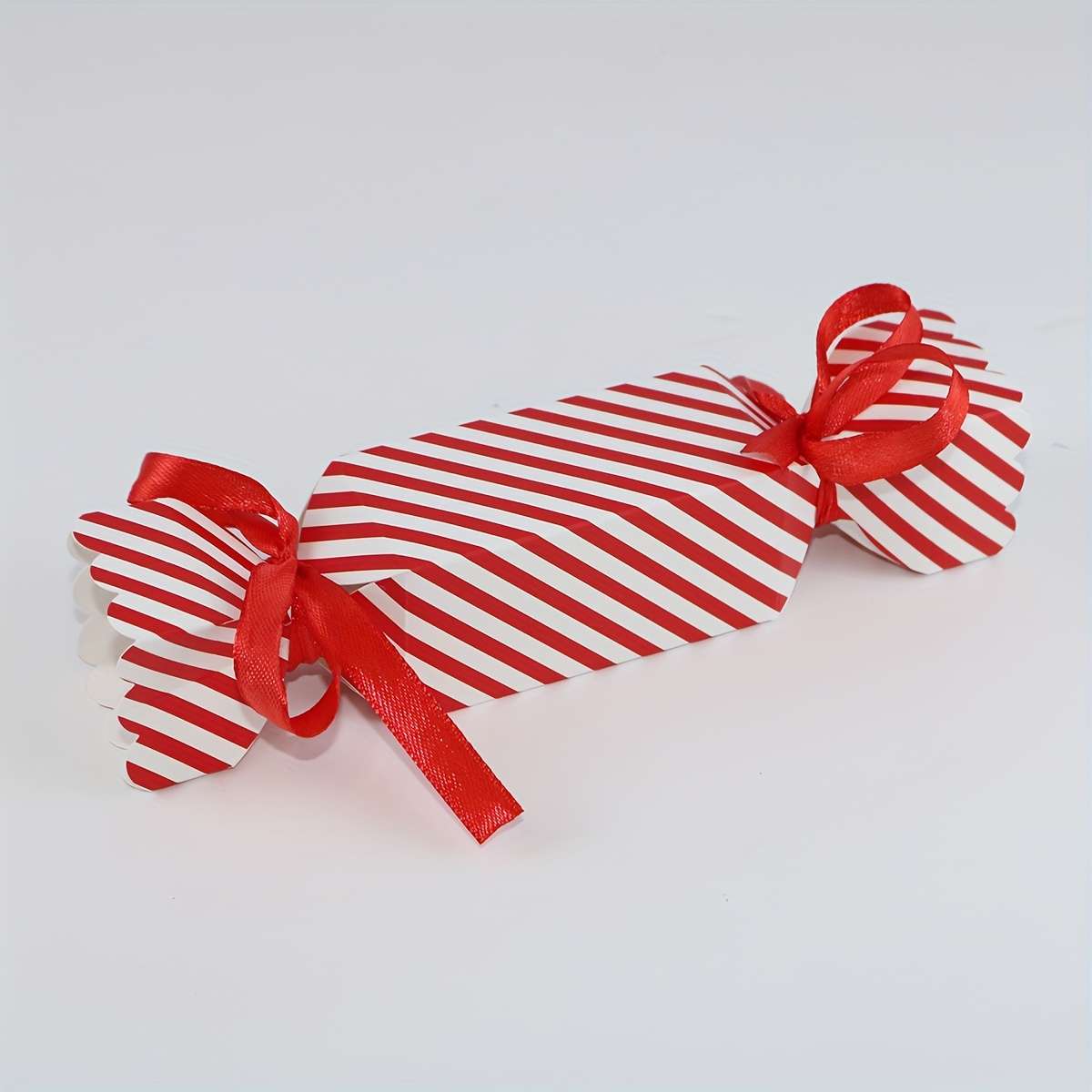 Christmas Gift Boxes Color Red Stripe Quantity 90Pcs