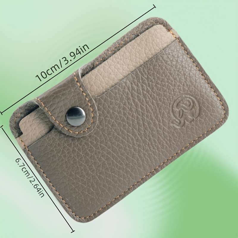 Classic Charm Genuine Genuine Leather Bifold Wallet With Snap Closure Classic Dark Blue O