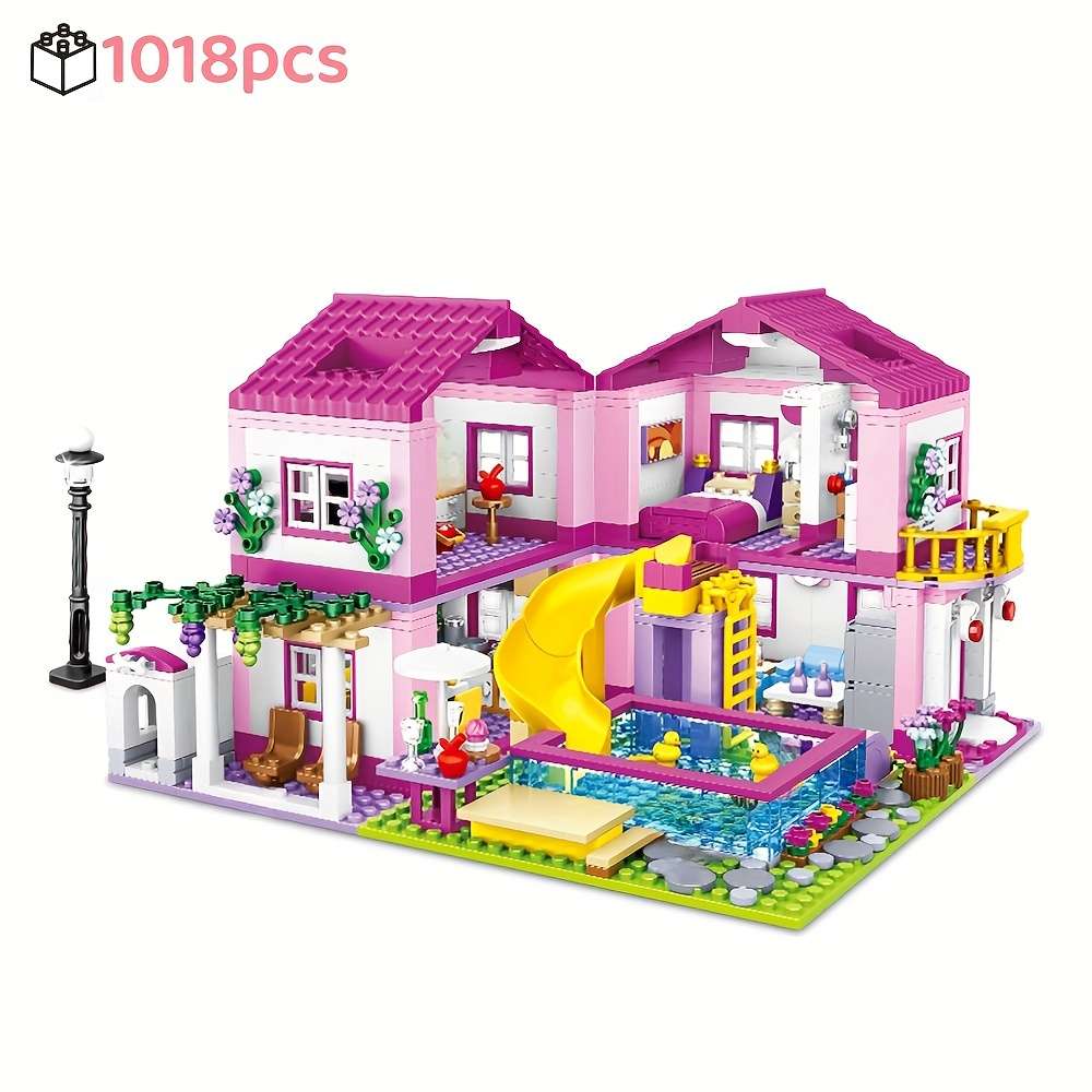 Building Toy Architectural Model Toy Set Quantity 1018Pcs