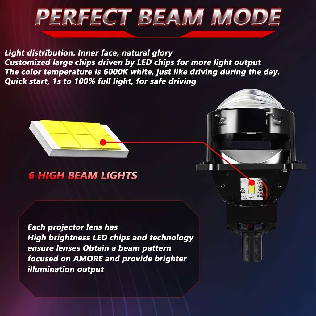 Car Lights Style 7.62Cm Quantity 2Pcs