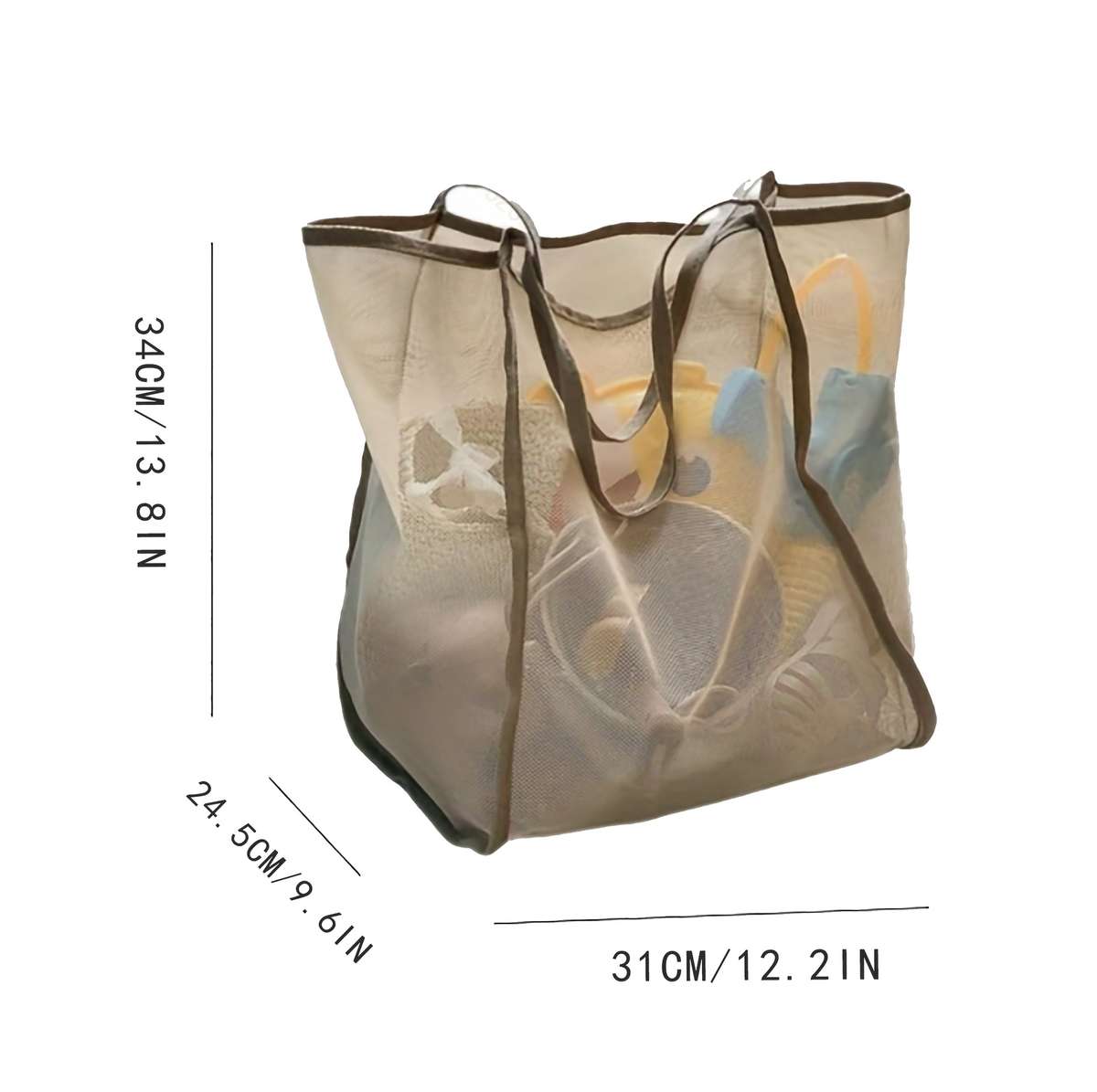 Updated Professional Premium Mesh Beach Toy Hanging