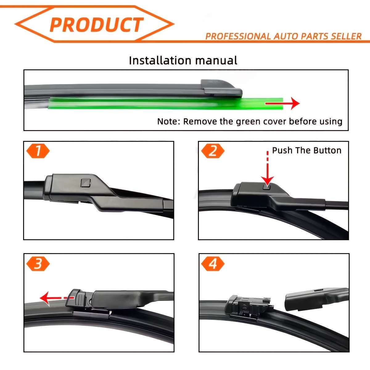 Windshield Wipers Model For Renault Twingo 2 2007C2014