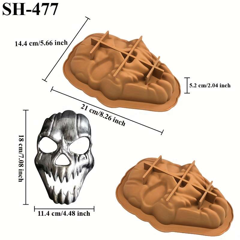 Suitable For Baking Molds Model 2 Piece Halloween Sh 486