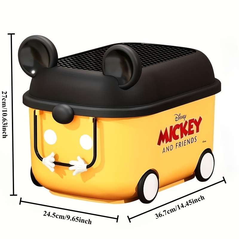 Storage And Organizationcolor Black Green Mickey Can Ride Can Slide