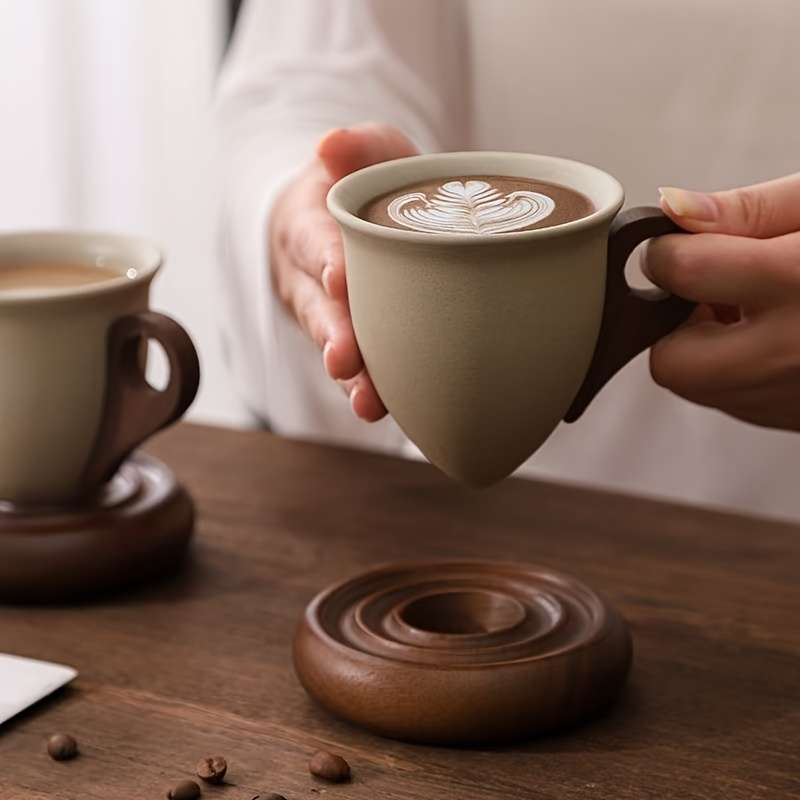 Water Cup Items One Set  Coffee Cup   Coaster