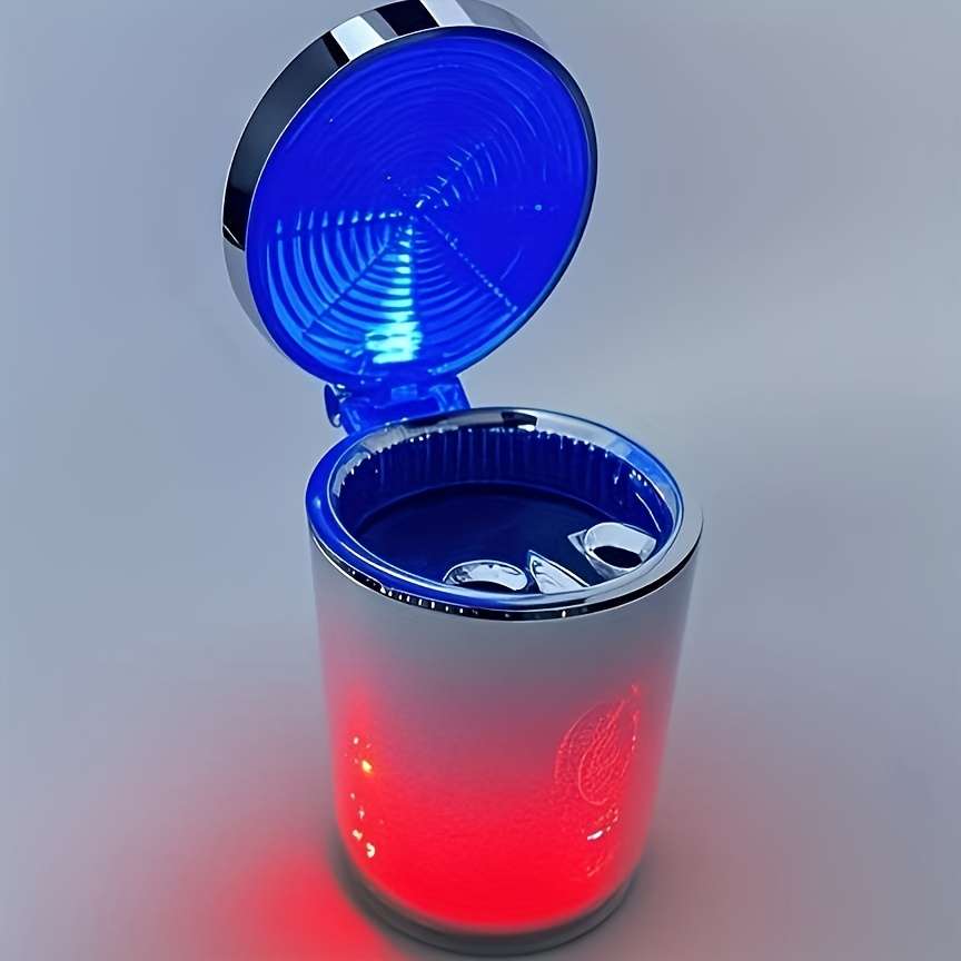 2PCS Classic Car Ashtray Package Multifunctional Ashtray With Lid Style 2pcs