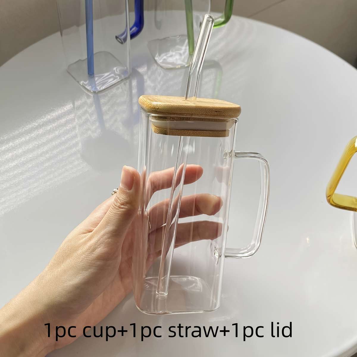 Water Cup Color Blue Cup Set Capacity301 400Ml