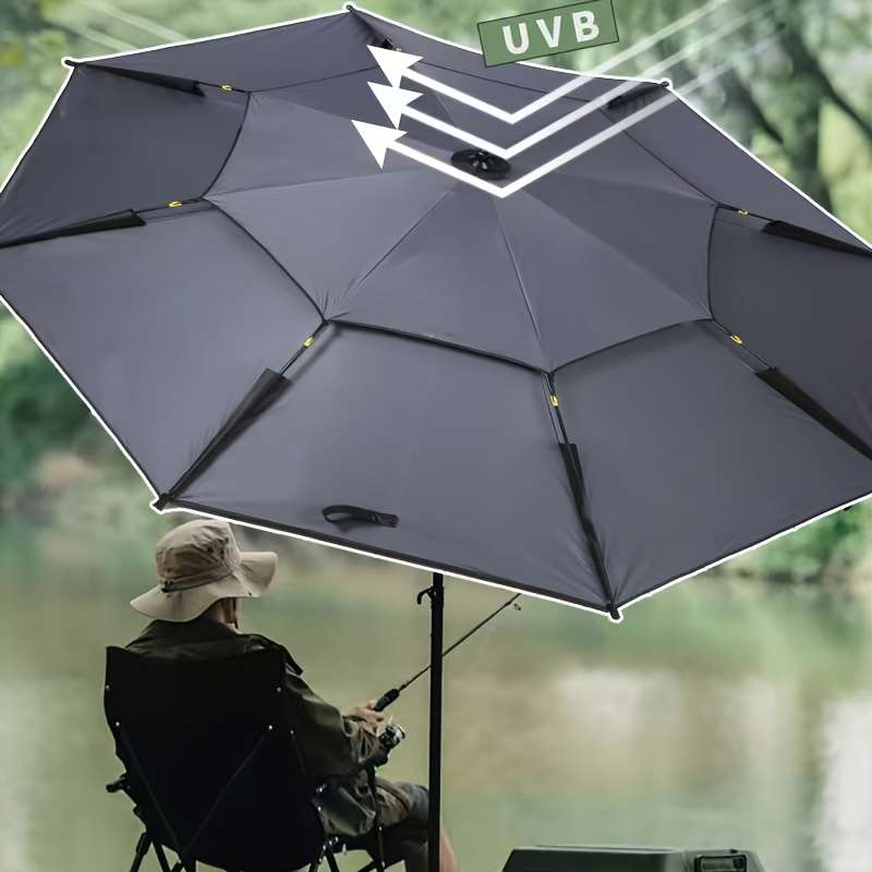 Umbrella Color Gray Tiltable  Ground Spike