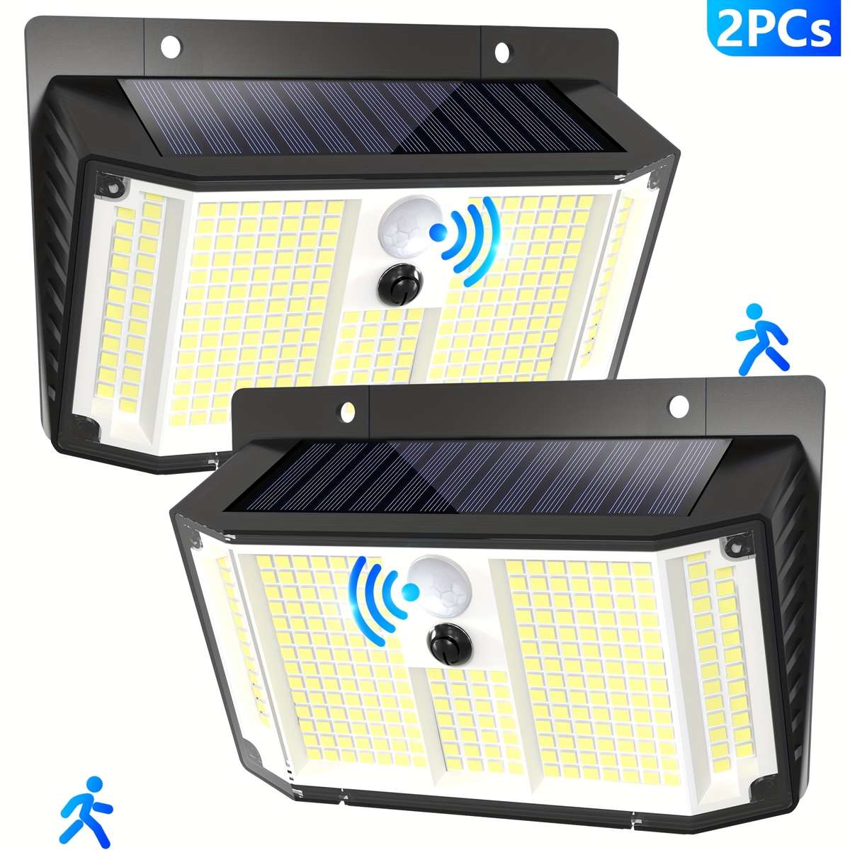 2 Packs Outdoor Solar Light