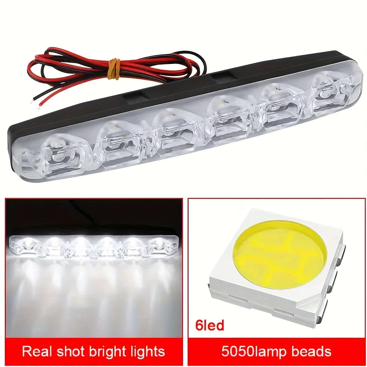 Car Lights Model 2Pcs White