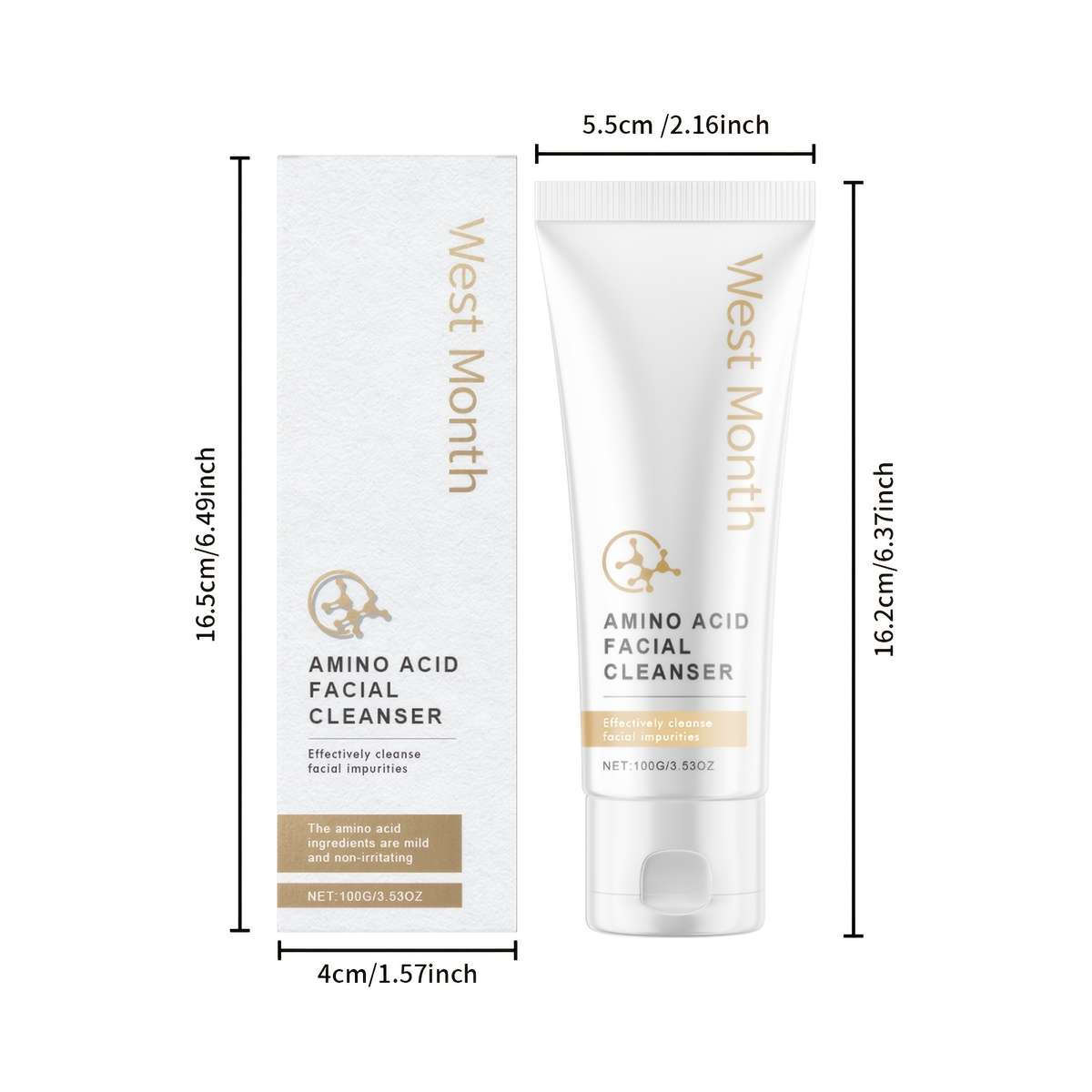 Facial Cleansing Quantity 2Pcs 100G 3.53Oz *2