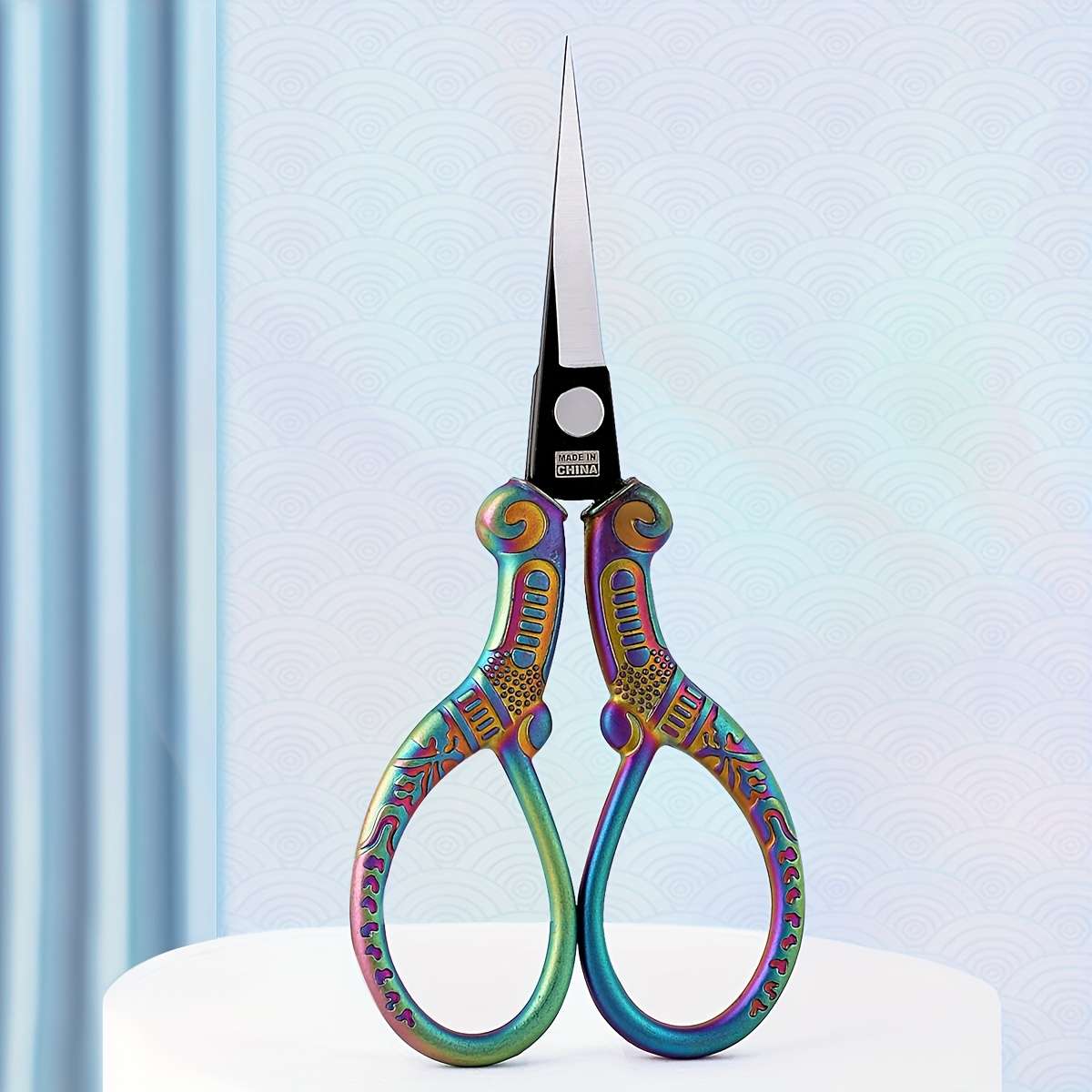 Scissors Model Bamboo Scissors Colored Titanium