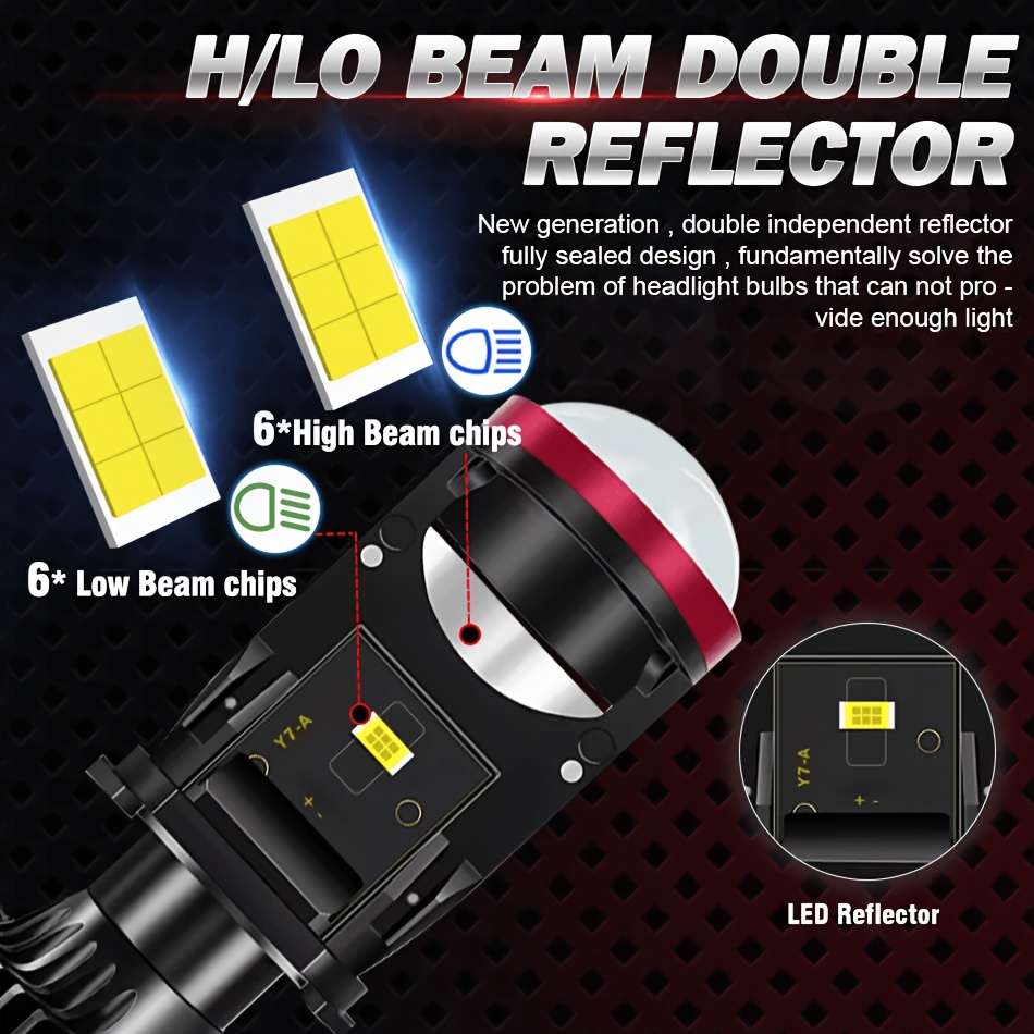 Car Lights Model 1 Pair H4