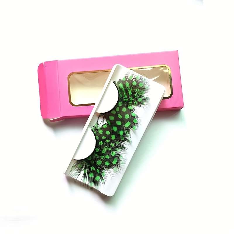 Advanced 3d Lash Extensions Special Color Blue Polka Dot False Eyelashes Set