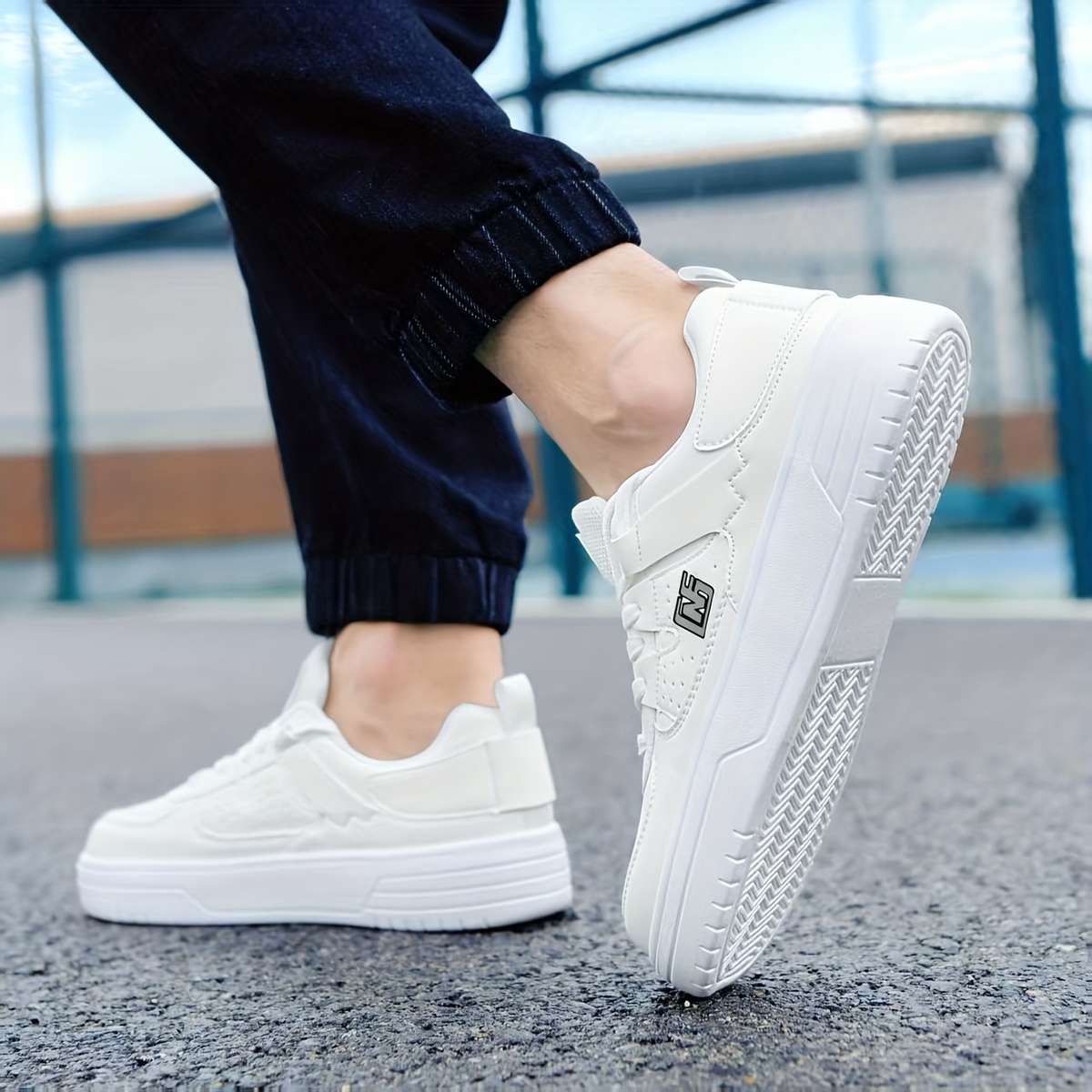 Sneakers Color White Sizeuk 7.5