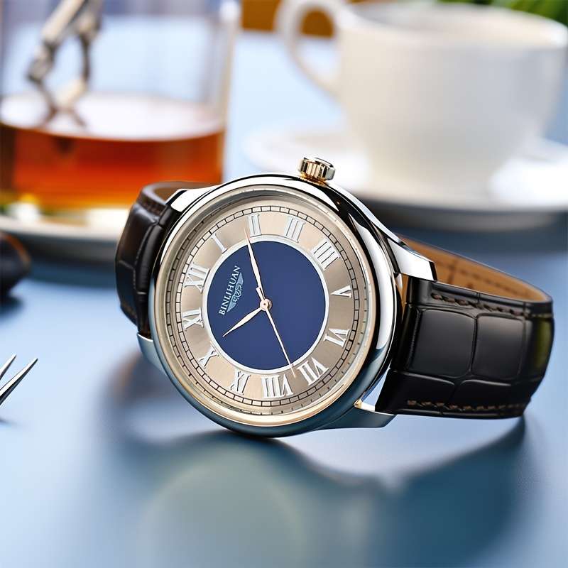 New Authentic Men Quartz Watch Classic High End Minimalist Design