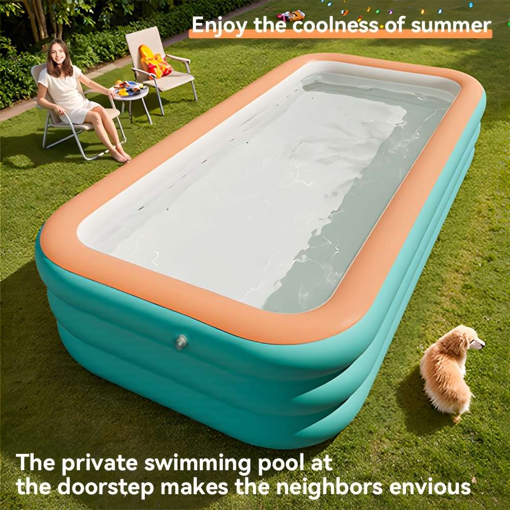 Swimming Pool Model Green Orange Pool 150Cm59In