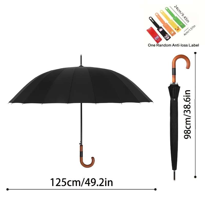 Umbrella Color Automatic Model 1  Antiloss Thickened Long Strip Label