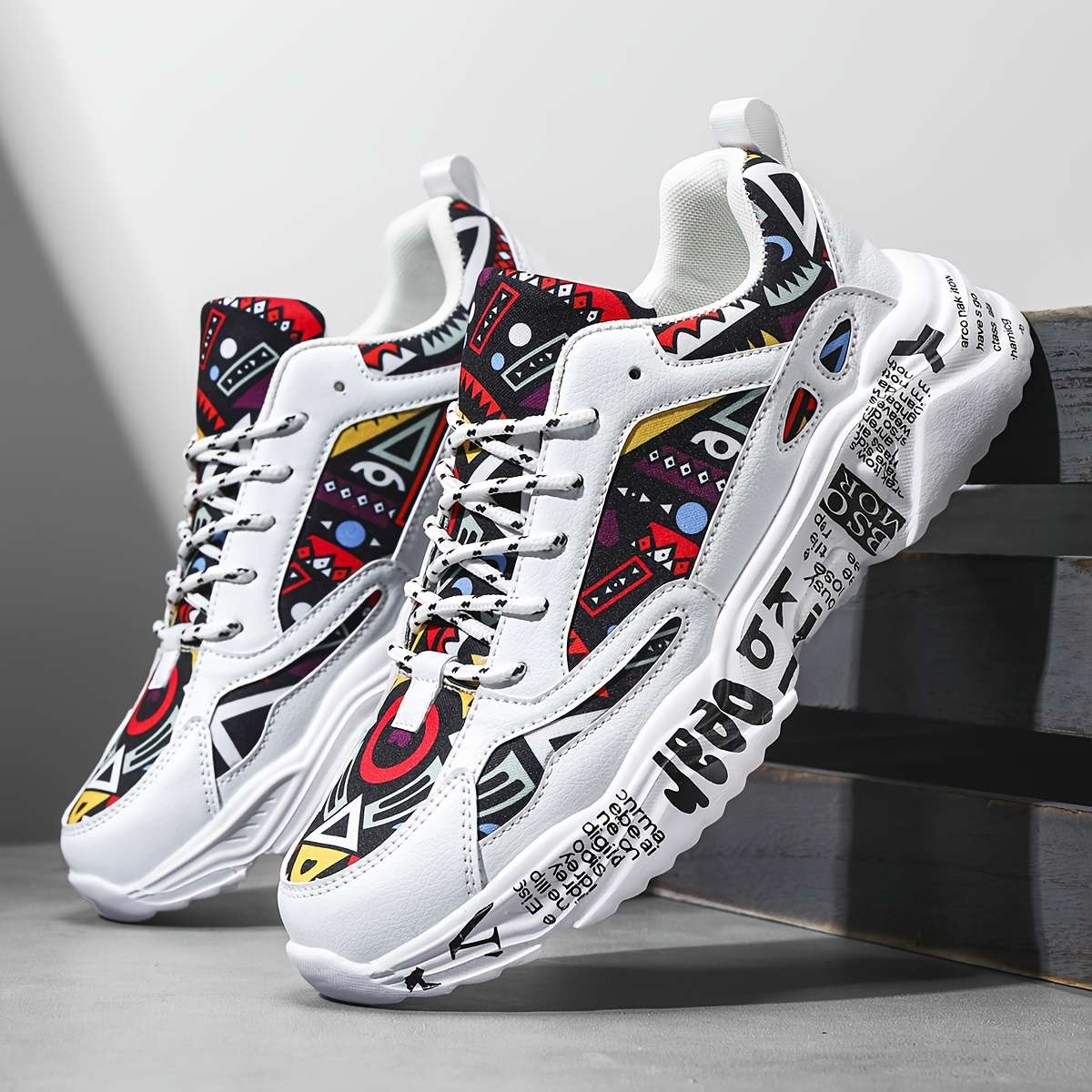 Sneakers Color White And Black Sizeuk 7