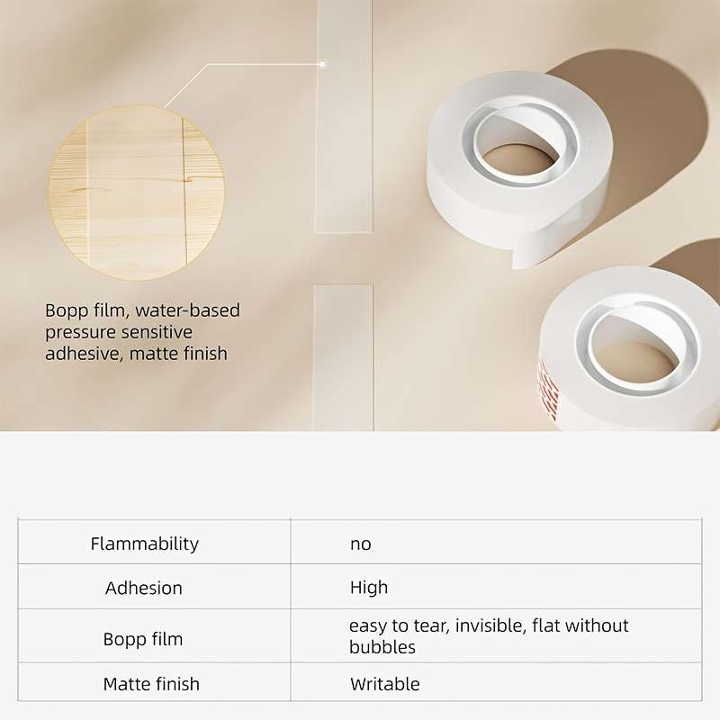 Adhesive Tape Model 1.8Cm*25M 0.7In*984In Quantity3 Rolls