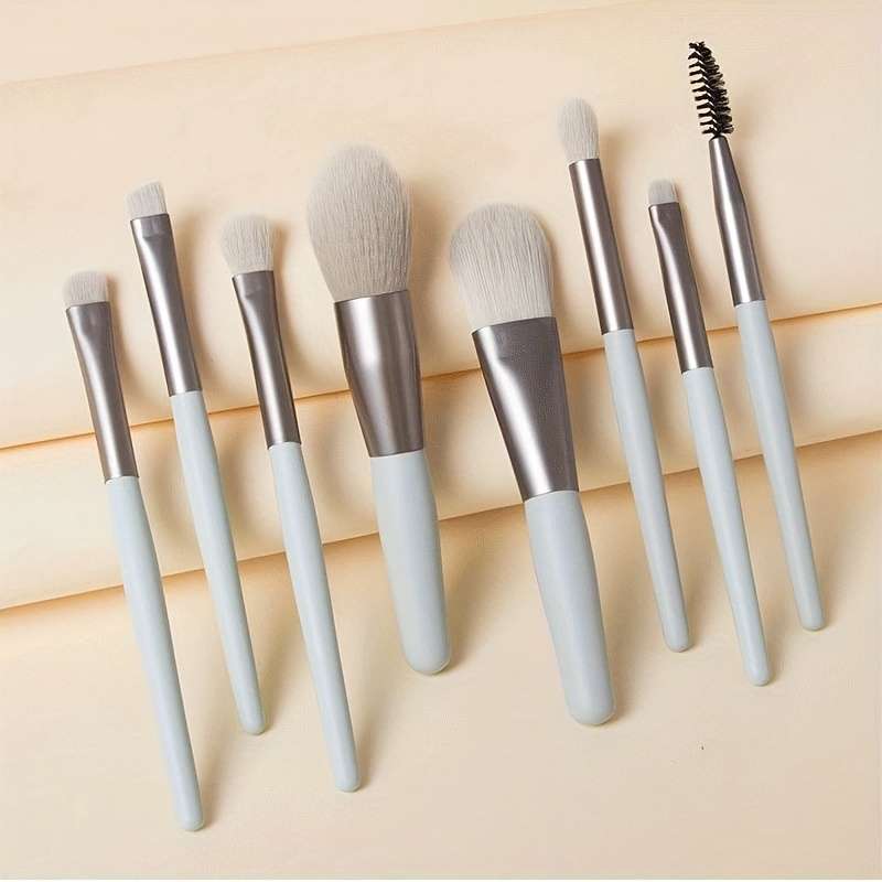 Makeup Brush Set Color 1 Green Thickened Version
