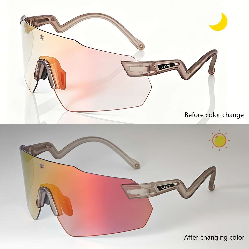 Cycling Glasses Color Transparent Purple