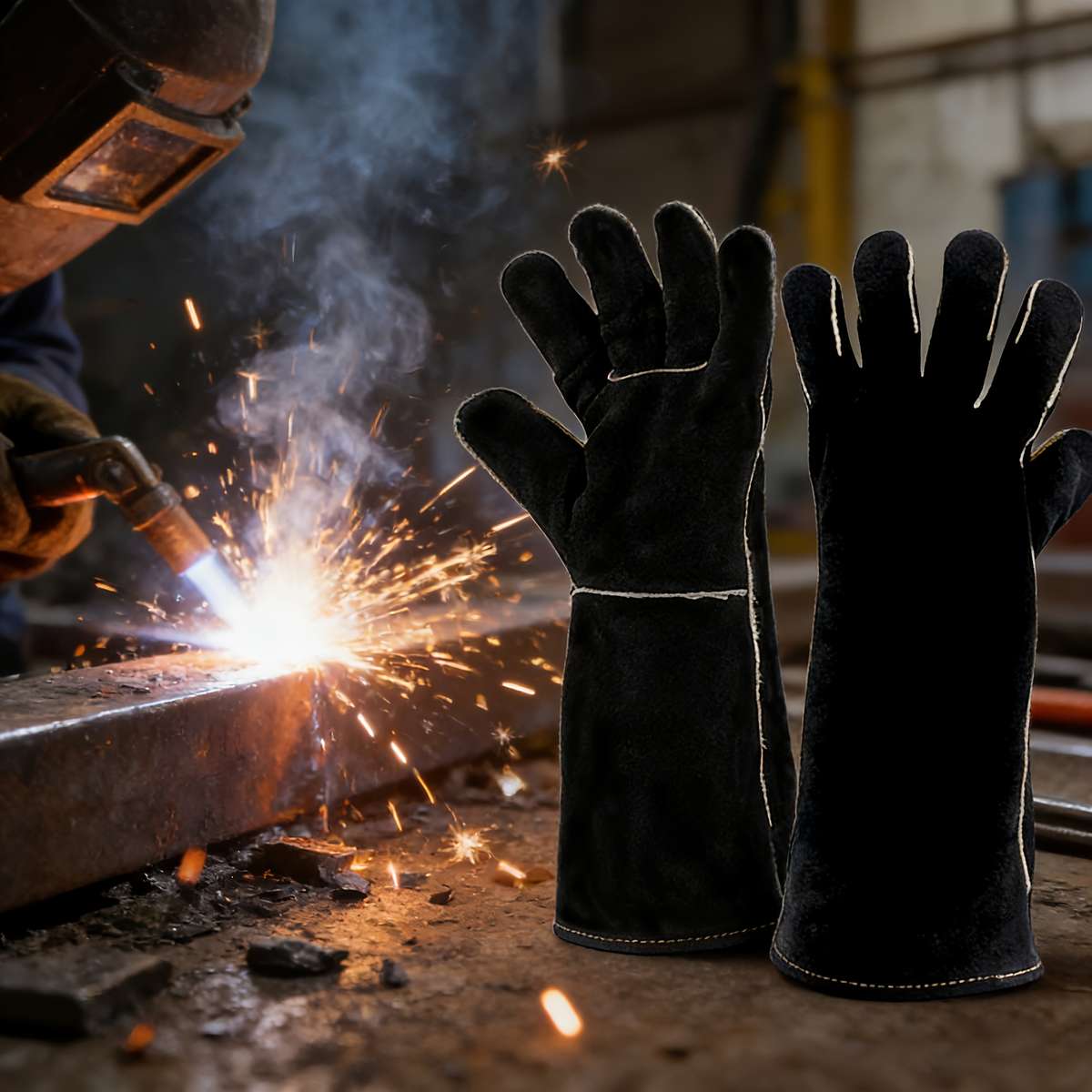 Work Gloves Color Blackg