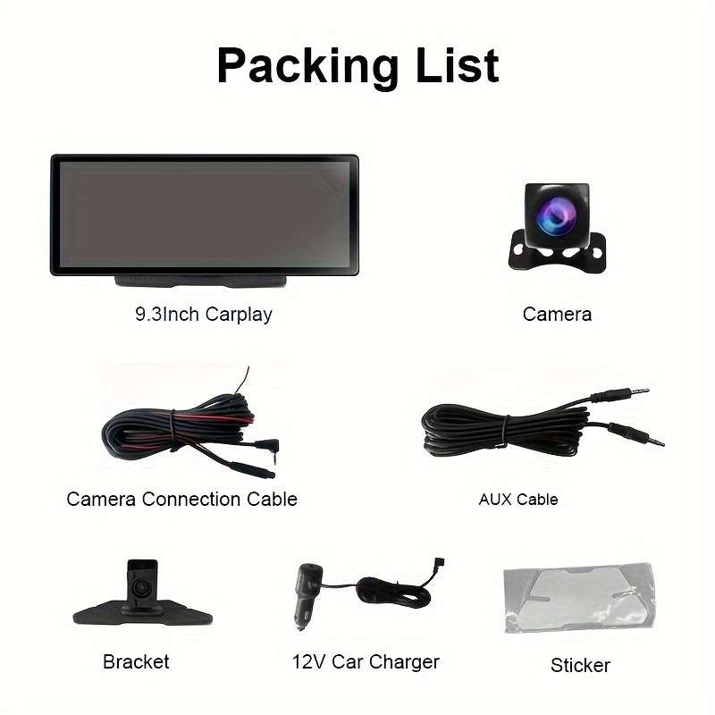 Dashcam Items Car Player