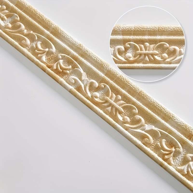 Skirting Board European Flower Topaz Size Long 220Cm*Wide 8Cm