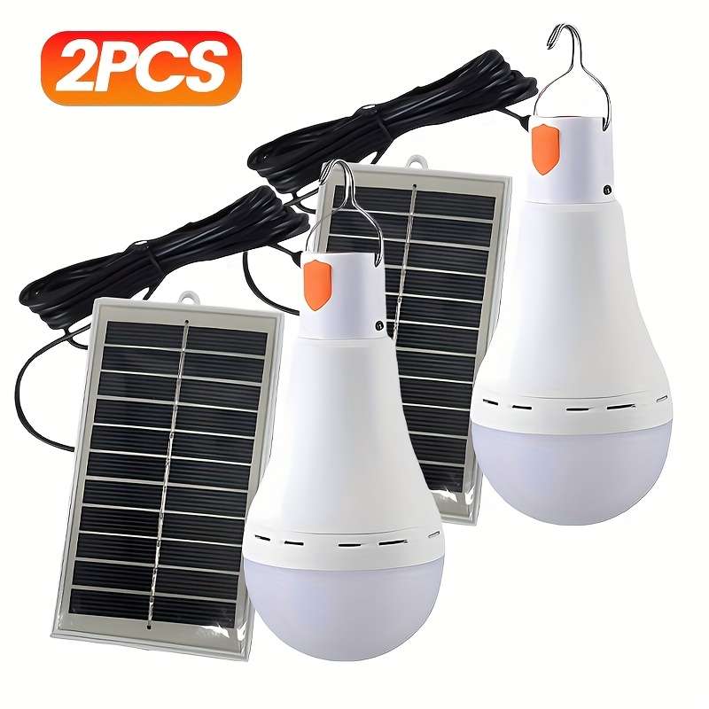 Solar Emergency Lights Items 2Pcs Flashlight