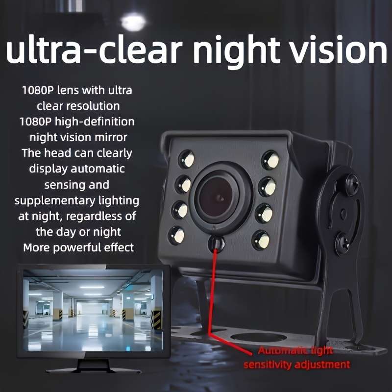 Inch Path Panoramic Hd Ahd Car Camera Bsd Blind Spot Detection Key 1080P