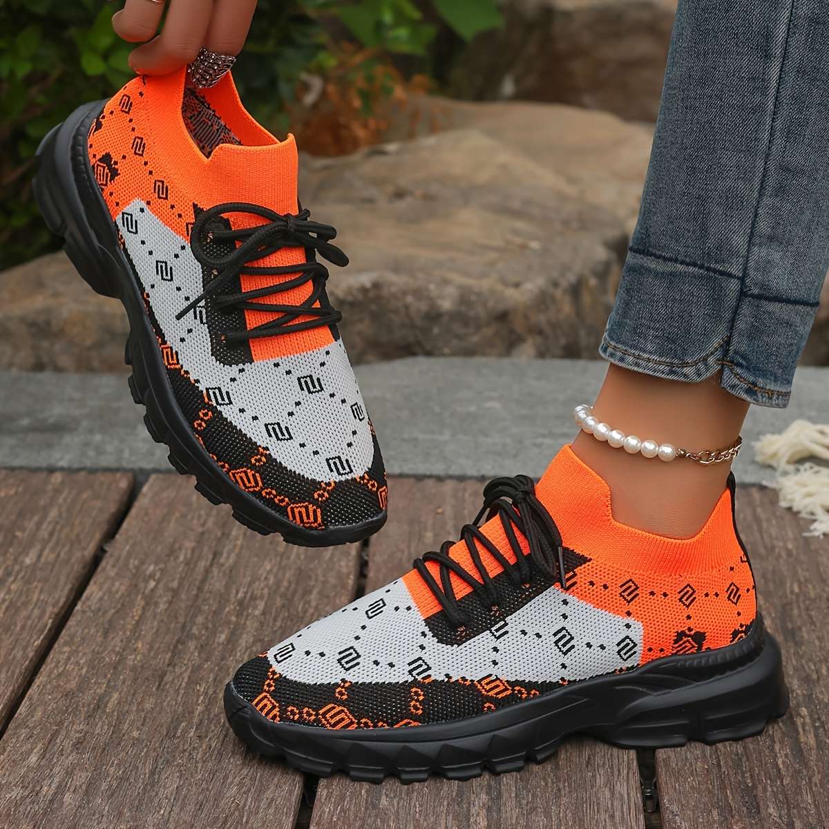 Women S Sneakers Color Red Sizeuk 8
