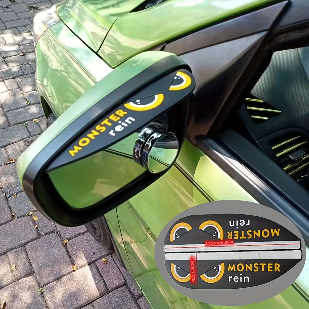 Car Interior Decor 1 Paircolor Black Monster