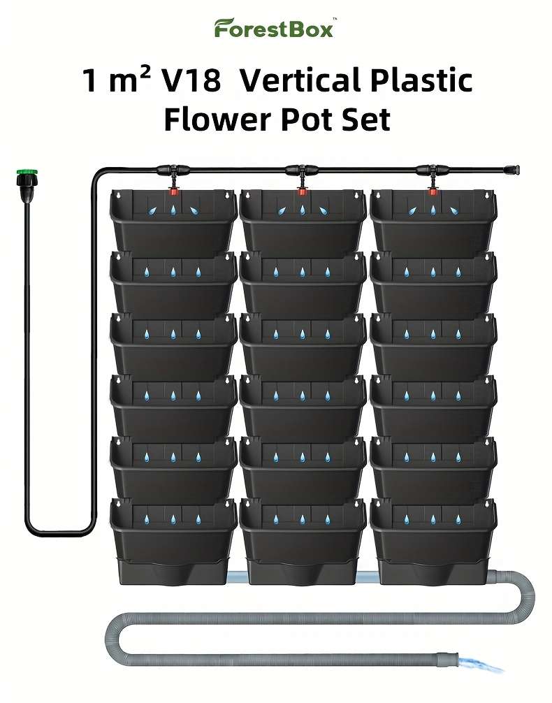 Flowerpot Color Black