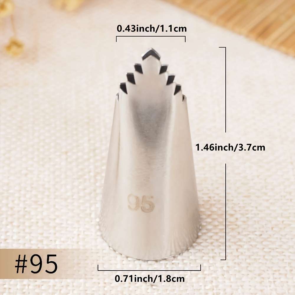 Piping Nozzle Color Silvery