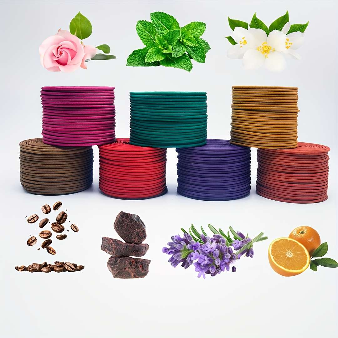 Incense Quantity 7 Scents Mixed 28 Tablets Add Base