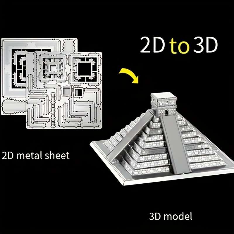 Building Toy Architectural Model Toy Set Items Mayan Pyramid