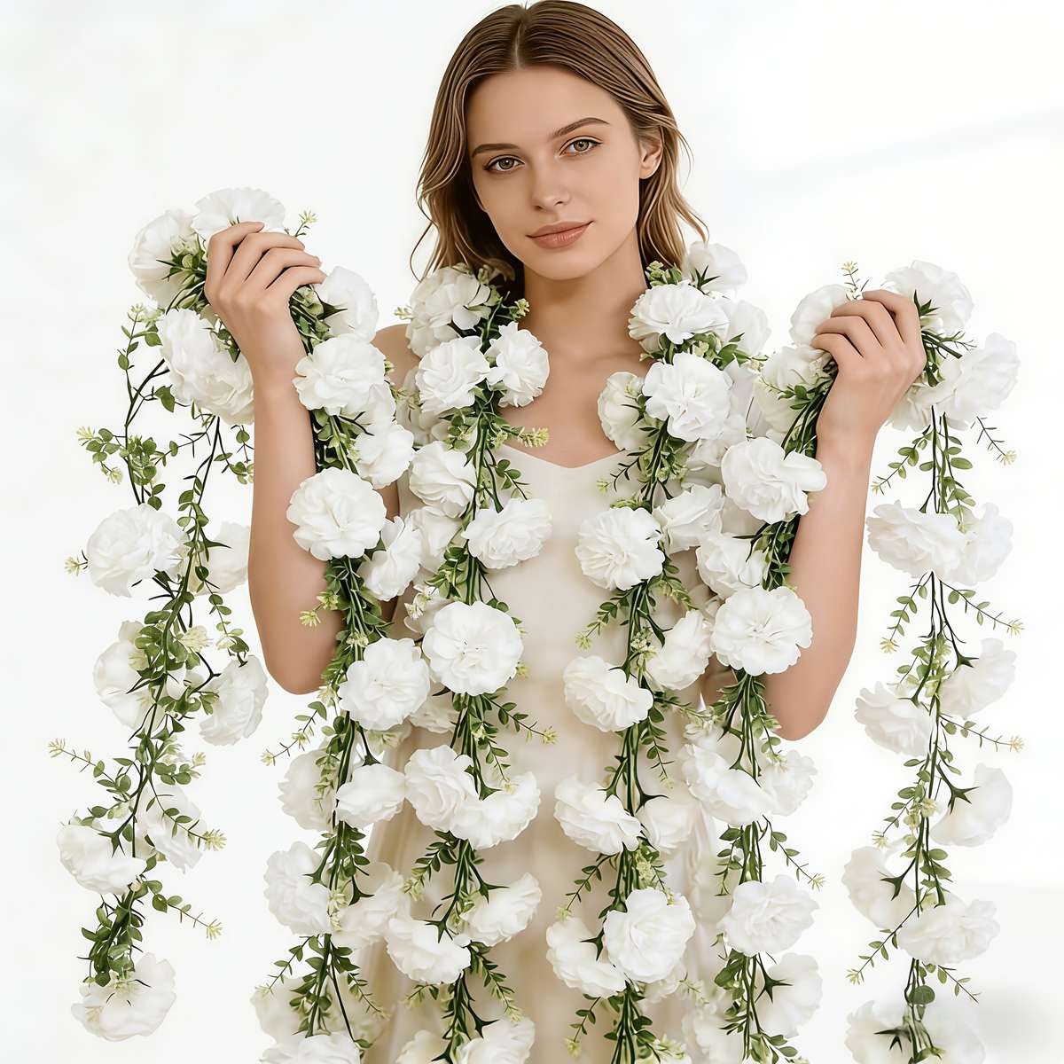 Wedding Supplies Color White Items Carnation Rattan