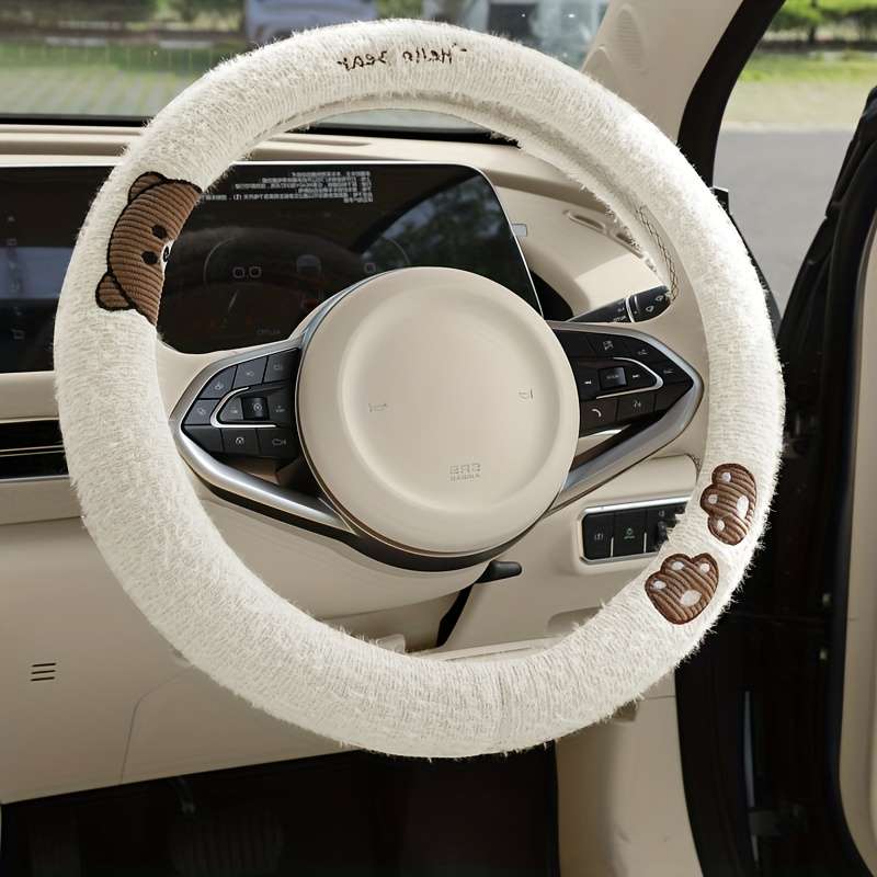 Car Steering Wheel Cover Sakura Pink