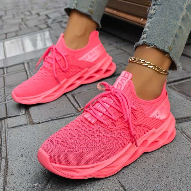 Women S Sneakers Color Rose Red Sizeuk 9