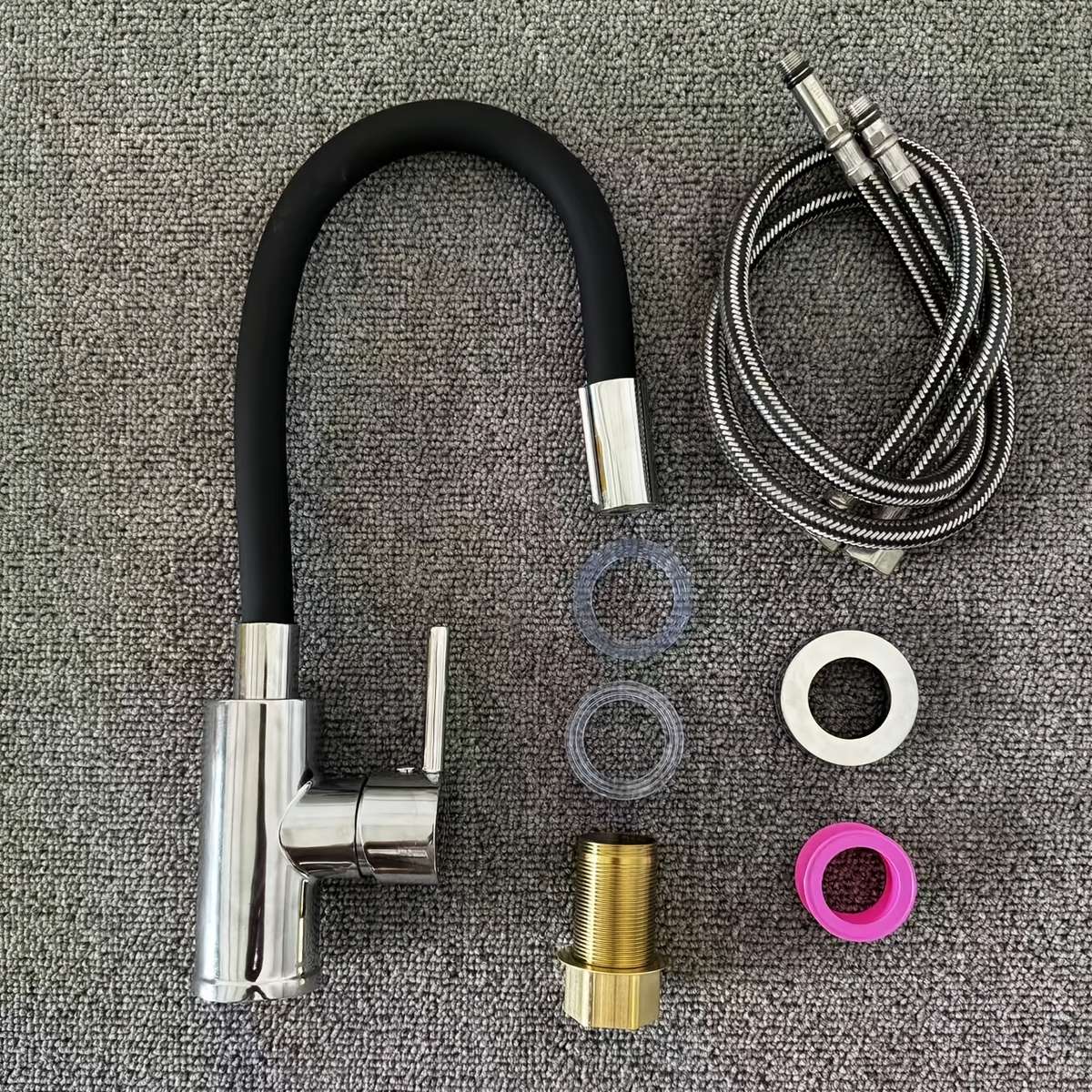Faucet Electroplating Model With 60Cm Hose G1 2